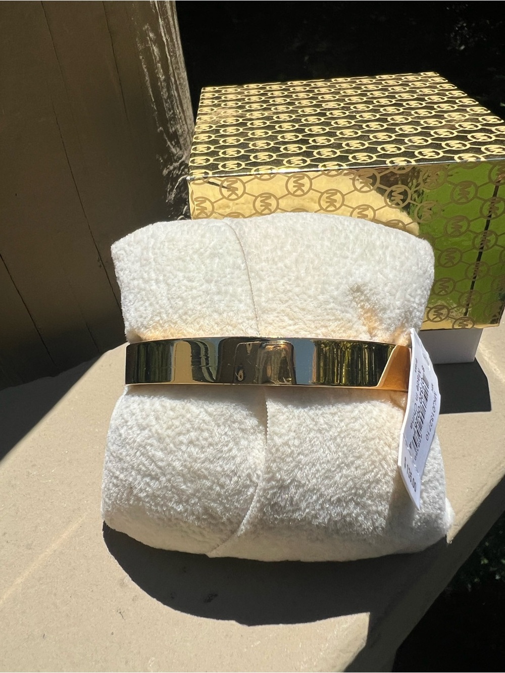 Michael Kors Bangle Bracelet with Rhinestones - Picture 2 of 5
